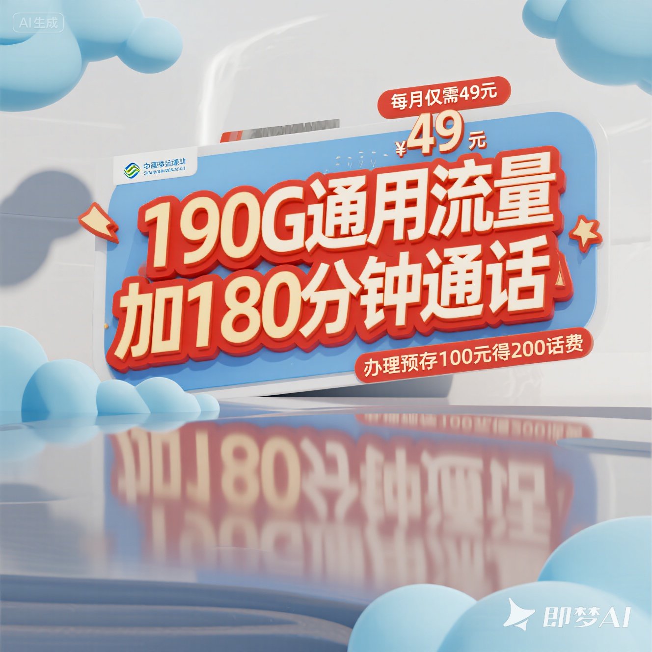 惠济区49 元承包你的全月流量与通话！