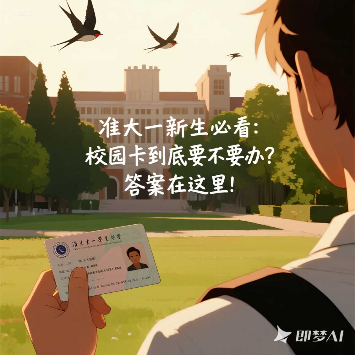惠济区准大一新生必看：校园卡到底要不要办？答案在这里！
