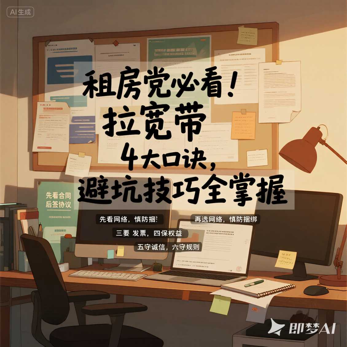 惠济区租房党必看！拉宽带 4 大口诀，避坑技巧全掌握