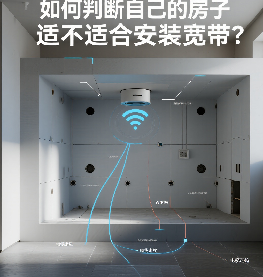 惠济区如何判断自己的房子适不适合安装宽带？