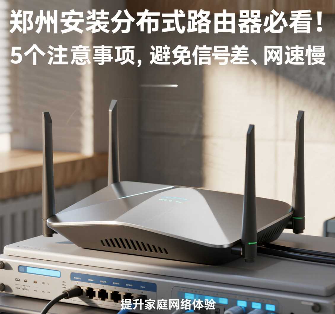 惠济区安装分布式路由器必看！5 个注意事项，避免信号差、网速慢