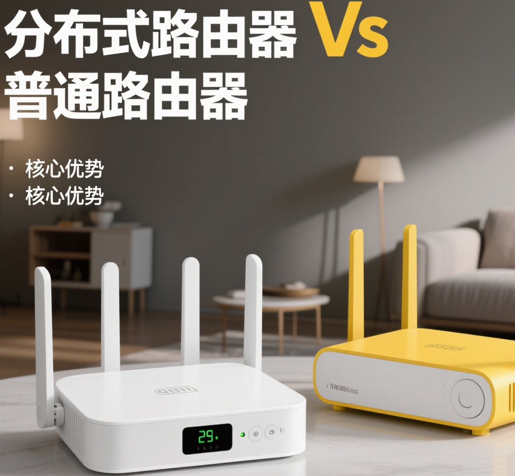 惠济区分布式路由器 vs 普通路由器：3 大核心优势，在郑州解决普通路由 “覆盖差、卡顿多” 痛点