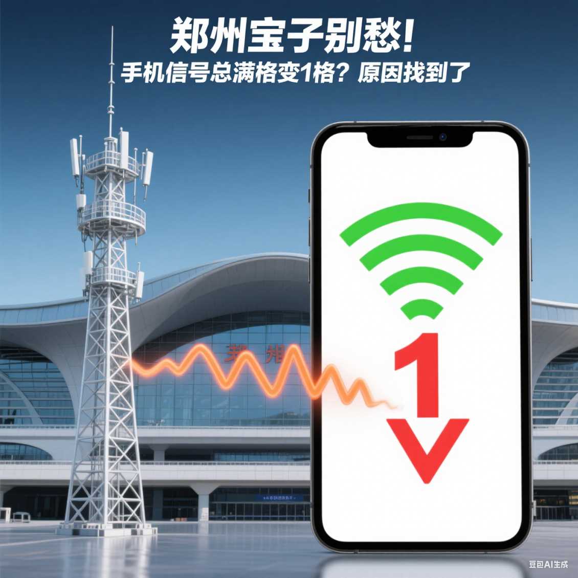 惠济区宝子别愁！手机信号总满格变 1 格？原因找到了